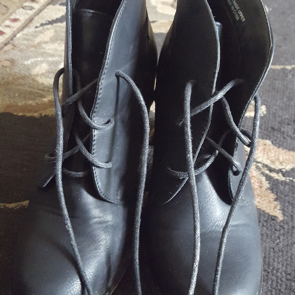 Lace up ankle boots